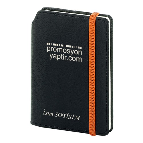 KİŞİYE ÖZEL LAZER BASKILI SERT KAPAK ÇİZGİLİ TARİHSİZ  DEFTER  9 X 14 CM  drd 303 turuncu