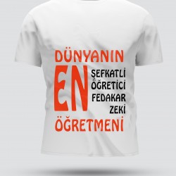 24 KASIM ÖĞRETMENLER GÜNÜ BASKILI TİŞÖRT 24T-2