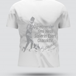 24 KASIM ÖĞRETMENLER GÜNÜ BASKILI TİŞÖRT 24T-3