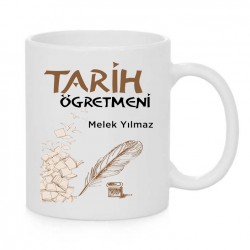 TARİH ÖĞRETMENİ ÖZEL BASKILI SERAMİK KUPA TK-2