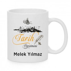 TARİH ÖĞRETMENİ ÖZEL BASKILI SERAMİK KUPA TK-1