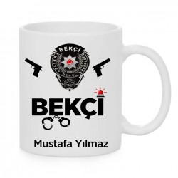 KİŞİYE ÖZEL BEKÇİ SERAMİK KUPA  BK1