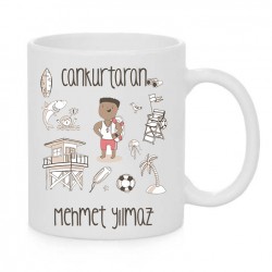 KİŞİYE ÖZEL CANKURTARAN SERAMİK KUPA CK1