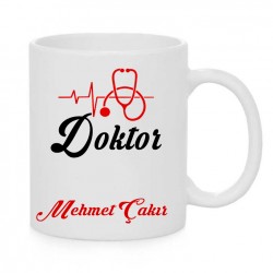 KİŞİYE ÖZEL DOKTOR SERAMİK KUPA DK2