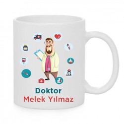 KİŞİYE ÖZEL DOKTOR SERAMİK KUPA DK1