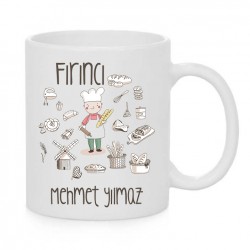 KİŞİYE ÖZEL FIRINCI SERAMİK KUPA FK1