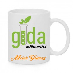 KİŞİYE ÖZEL GIDA MÜHENDİSİ SERAMİK KUPA GMK1