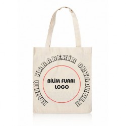 KİŞİYE VEYA KURUMA ÖZEL TEK YÜZ BASKILI BEZ ÇANTA  30 X 40 CM BÇ05