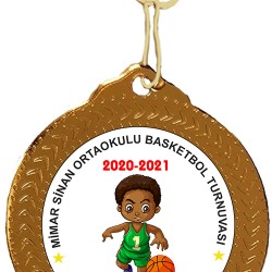 BASKETBOL TURNUVASI BRONZ  MADALYA KM-14