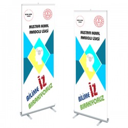 BİLİM FUARI ROLL UP 80 X 205 CM  RL-2
