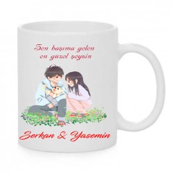 SEVGİLİLER GÜNÜ ÖZEL BASKILI SERAMİK KUPA BARDAK SGK-8